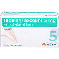 Tadalafil axcount 5 mg Filmtabletten, 84 st, Axcount Generika GmbH