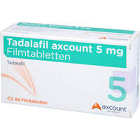 Tadalafil axcount 5 mg Filmtabletten, 84 st, Axcount Generika GmbH