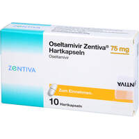 Oseltamivir Zentiva 75 mg Hartkapseln, 10 st, Zentiva Pharma GmbH