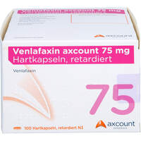 Venlafaxin axcount 75 mg Hartkapseln retardiert, 100 st, Axcount Generika GmbH