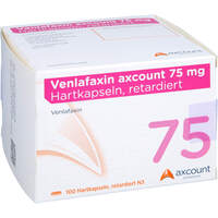 Venlafaxin axcount 75 mg Hartkapseln retardiert, 100 st, Axcount Generika GmbH