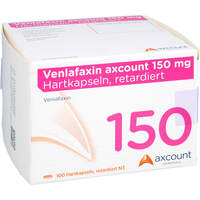 Venlafaxin axcount 150 mg Hartkapseln retardiert, 100 st, Axcount Generika GmbH