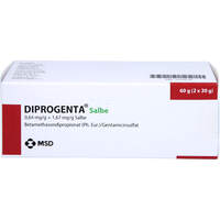 DIPROGENTA Salbe 0.64 mg/g+1.67 mg/g, 60 g, 1 0 1 Carefarm GmbH