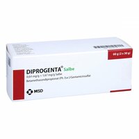 DIPROGENTA Salbe 0.64 mg/g+1.67 mg/g, 60 g, 1 0 1 Carefarm GmbH