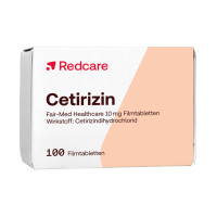 Cetirizin Fair-Med Healthcare 10 mg Filmtab./RedCa, 100 st, Fairmed Healthcare GmbH
