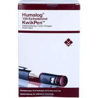 Humalog 100 E/ml KwikPen Injektionslösung, 10 st, 1 0 1 Carefarm GmbH