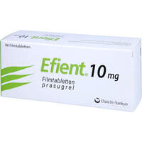 Efient 10 mg Filmtabletten, 98 st, 1 0 1 Carefarm GmbH
