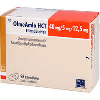 OlmeAmlo HCT 40 mg/5 mg/12.5 mg Filmtabletten, 98 st, TAD Pharma GmbH