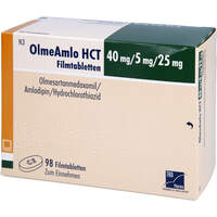 OlmeAmlo HCT 40 mg/5 mg/25 mg Filmtabletten, 98 st, TAD Pharma GmbH