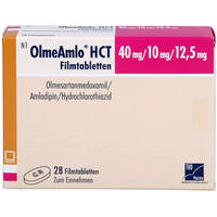 OlmeAmlo HCT 40 mg/10 mg/12.5 mg Filmtabletten, 28 st, TAD Pharma GmbH