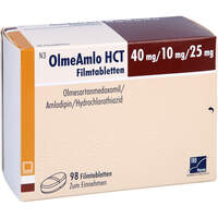 OlmeAmlo HCT 40 mg/10 mg/25 mg Filmtabletten, 98 Stk., TAD Pharma GmbH