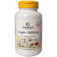 L-Lysin 1000mg, 100 st, Warnke Vitalstoffe GmbH