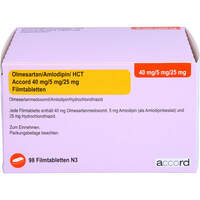 Olmesartan/Amlodipin/HCT Accord 40mg/5mg/25mg, 98 st, Accord Healthcare GmbH