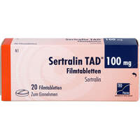 Sertralin TAD 100 mg Filmtabletten, 20 Stk., TAD Pharma GmbH