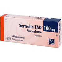 Sertralin TAD 100 mg Filmtabletten, 20 Stk., TAD Pharma GmbH