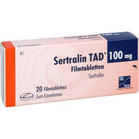 Sertralin TAD 100 mg Filmtabletten, 20 Stk., TAD Pharma GmbH