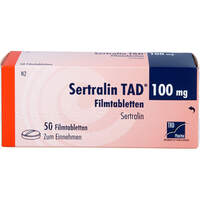 Sertralin TAD 100 mg Filmtabletten, 50 st, TAD Pharma GmbH