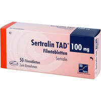 Sertralin TAD 100 mg Filmtabletten, 50 st, TAD Pharma GmbH