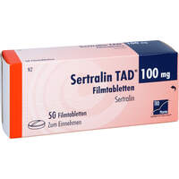 Sertralin TAD 100 mg Filmtabletten, 50 st, TAD Pharma GmbH