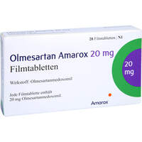 Olmesartan Amarox 20 mg Filmtabletten, 28 Stk., AMAROX PHARMA GmbH