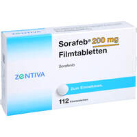 Sorafeb 200 mg Filmtabletten, 112 ST, Zentiva Pharma GmbH