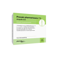 Procain pharmarissano 1% Ampulle 5ml, 10x5 ml, Medphano Arzneimittel GmbH