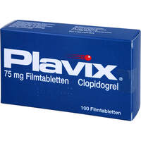 Plavix 75 mg Filmtabletten, 100 st, 1 0 1 Carefarm GmbH