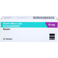 Ebastin Micro Labs 10 mg Schmelztabletten, 50 Stk., Micro Labs GmbH