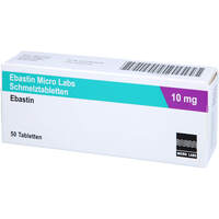 Ebastin Micro Labs 10 mg Schmelztabletten, 50 Stk., Micro Labs GmbH