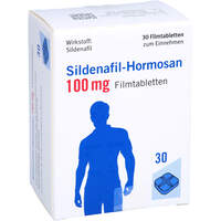 Sildenafil-Hormosan 100 mg Filmtabletten, 30 st, Hormosan Pharma GmbH