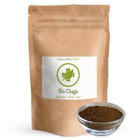 Bio Chaga Pulver 100 g, 100 g, vitalundfitmit100 GmbH