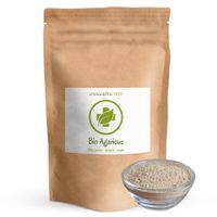 Bio Agaricus Pulver 100 g, 100 g, vitalundfitmit100 GmbH