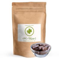 Traubenkernextrakt OPC + Nat&uuml;rliches Vitamin C, 120 st, vitalundfitmit100 GmbH
