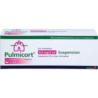 Pulmicort 0.5 mg/2 ml Suspension f.einen Vernebler, 20x2 ml, 1 0 1 Carefarm GmbH