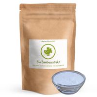Bio Bambus Extrakt Pulver, 100 g, vitalundfitmit100 GmbH