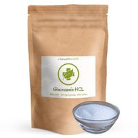 Glucosamin HCL Pulver, 300 g, vitalundfitmit100 GmbH
