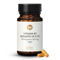 VITAMIN B2 BIOAKTIV R-5-P 100 mg Kapseln, 90 st, Sunday Natural Products GmbH