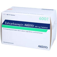 Eslicarbazepin Aristo 600 mg Tabletten, 90 st, Aristo Pharma GmbH