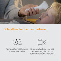 Braun Sensian 3 Kontaktloses Thermometer, 1 st, Kaz Europe Sa