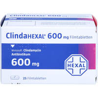 ClindaHEXAL 600 mg Filmtabletten, 25 st, HEXAL AG