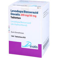 Levodopa/Benserazid Devatis 200mg/50mg Tabletten, 100 st, Devatis GmbH