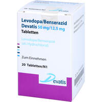 Levodopa/Benserazid Devatis 50mg/12.5mg Tabletten, 20 Stk., Devatis GmbH