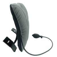 SITBACK AIR Auto R&uuml;ckenkissen Leder grau, 1 st, Sitback GmbH