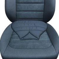 SITWELL Auto Keilkissen Stoff schwarz, 1 st, Sitback GmbH