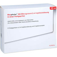 Rhophylac 300 ug/2 ml Injektionslsg.in Fertigspr., 5x2 ml, Axicorp Pharma GmbH