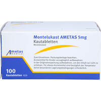 Montelukast AMETAS 5 mg Kautabletten, 100 st, AMETAS medical GmbH
