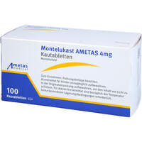 Montelukast AMETAS 4 mg Kautabletten, 100 st, AMETAS medical GmbH