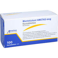 Montelukast AMETAS 4 mg Kautabletten, 100 st, AMETAS medical GmbH