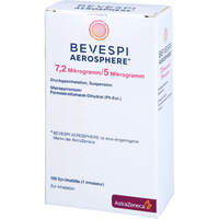 Bevespi Aerosphere 7.2 ug/5 ug Druckgasi. Sus.120H, 1 st, kohlpharma GmbH