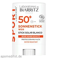 ALGA MARIS SPORT SONNENSTICK BIO LSF50+ WEISS LDB, 12 Gramm, shanab pharma e.U.